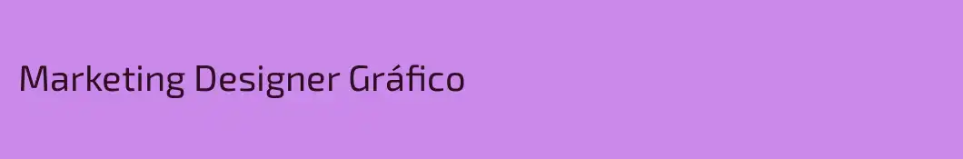 Marketing Designer Gráfico